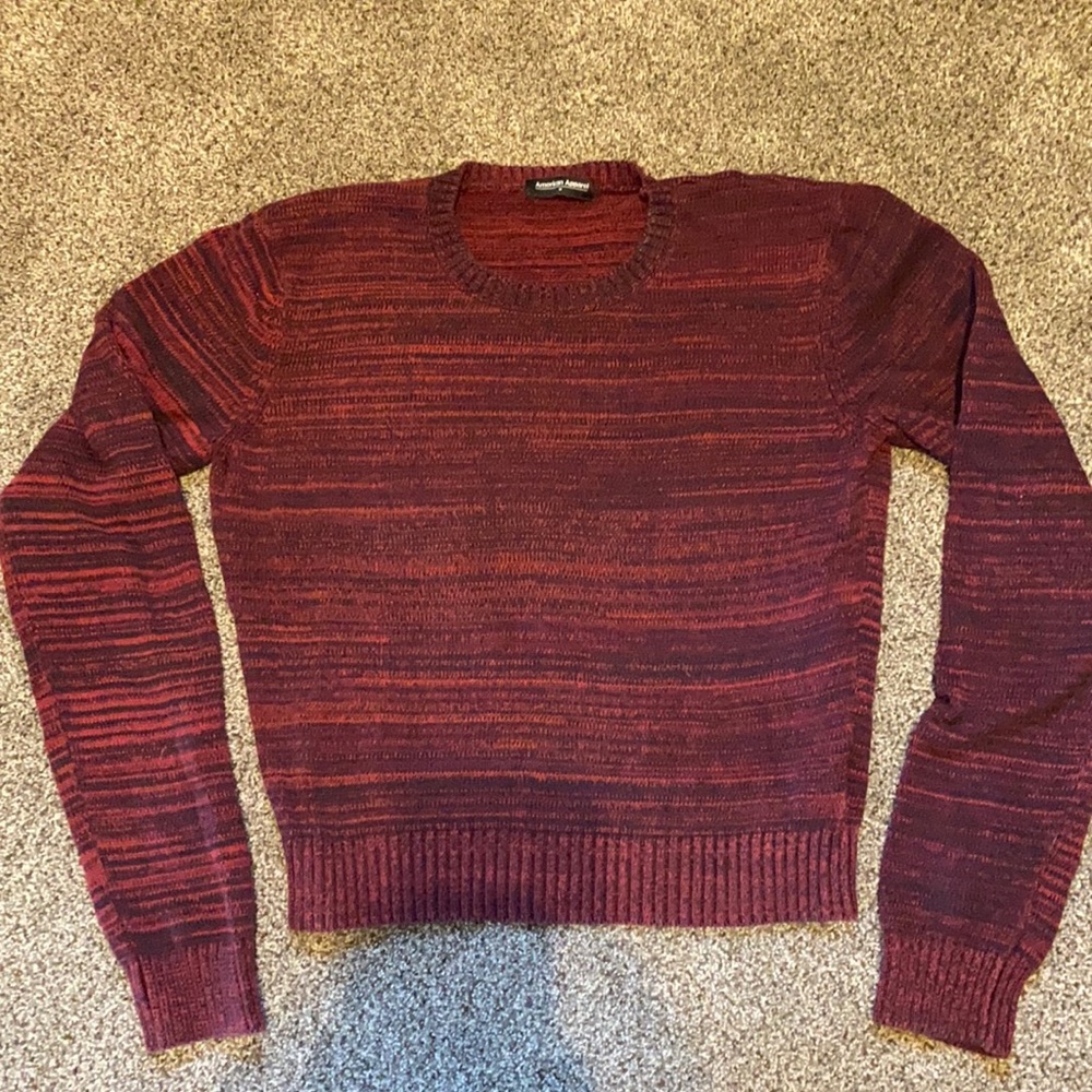 Cropped AA sweater